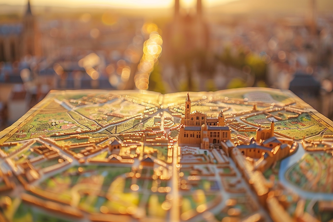 Carte consulaire et marqueurs de géolocalisation illustrant un déménagement sans effort à Troyes